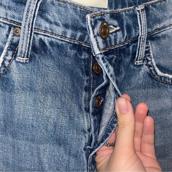 Mother The Cheeky Super Crop Jeans Size 25 - Picture 5 of 10